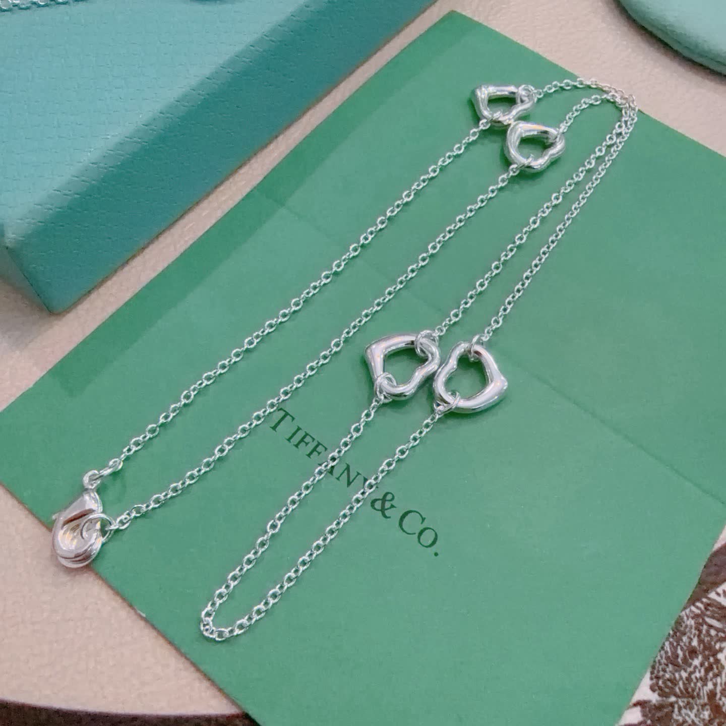 Tiffany & Co. Heart Link Necklace
